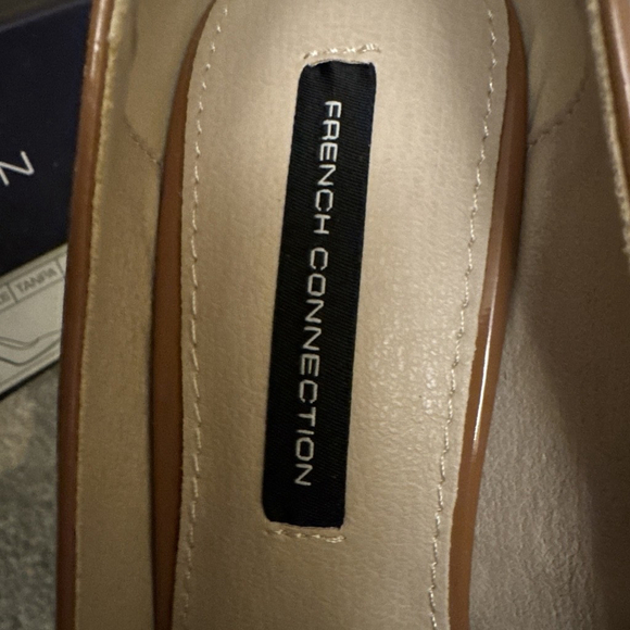 French Connection Patent Faux Leather Pumps US Size 8.5 - Picture 7 of 11